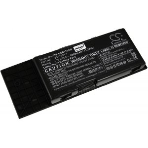 Batera para porttil Dell Alienware M17x R3 / Modelo BTYVOY1