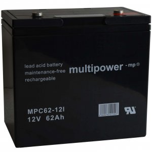 Batera plomo-sellada (multipower) para Silla de Ruedas Elctrica Invacare New Nutron Pronto M6 cclica