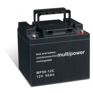 Batera plomo-sellada (multipower) para Silla de Ruedas Elctrica Mobilis M58 cclica