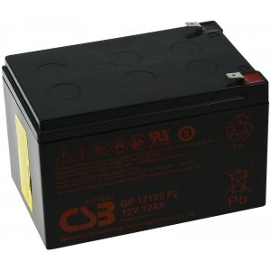 CSB Bateras de plomo Standby adecuada para APC Smart UPS SU1000INET / SUA100012V 12Ah