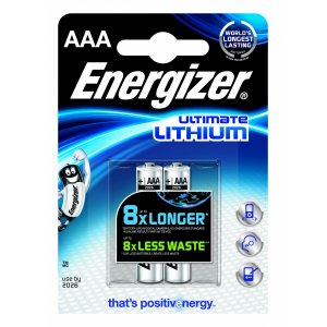 Pila de litio Energizer modelo AAA 2er Blister