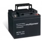 Batera plomo-sellada (multipower) para Silla de Ruedas Elctrica Shoprider 6 Runner 14 cclica