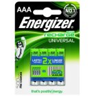 Energizer Universal pilas recargables AAA / HR03 Ready to Use blster 4uds.