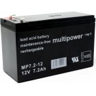 Batera plomo (multipower) MP7,2-12 Vds