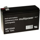 Batera plomo (multipower) MP1224H de tipo de alta descarga