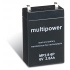 Batera plomo (multipower) MP2,8-6P
