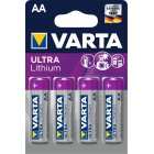 Varta Ultra Lithium AA Mignon / LR6 Pila blster 4uds.