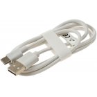 Goobay USB-C Cable de carga y sincronizacin para dispositivos con conexin USB-C, 1m, Blanco