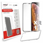 Pelcula de proteccin de pantalla vidrio de seguridad compatible con iPhone XR, iPhone 11, proteccin contra el polvo para altavoz 2.5D