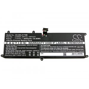 Batera para Porttil Dell Latitude 11 (5175) / Modelo RFH3V