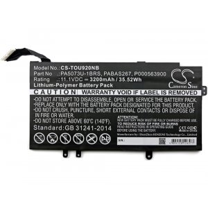 Batera para Porttil Toshiba Satellite U920t / Modelo PA5073U-1BRS