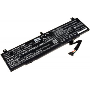 Batera para porttil Dell Alienware 13 R3 / ALW13C / Modelo TDW5P