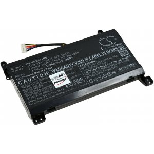 Batera adecuada para porttil HP Omen 17-an005tx, 17-an029ng, modelo TPN-Q195 (conector de 12 pin)