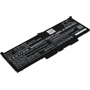 Batera adecuada para porttil Dell Latitude 12 7290, Latitude 13 7390, Latitude 14 7480, modelo F3YGT