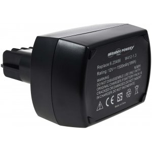 Batera para herramienta Metabo 6.25474 (12V 1500mAh NiMH)