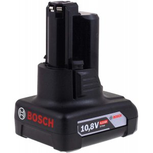 Batera para herramienta Bosch GSR, GDR, GWI, Modelo 2607336779 Original (compatible con 10,8V y con 12Vl)