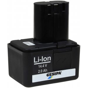 Gesipa Batera Li-Ion de cambio rpido para remachadoras AccuBird, PowerBird, Firebird 14,4V 1,3Ah