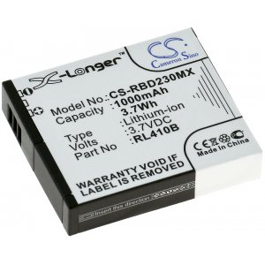 Batera adecuada para cmara de accin Rollei 400 / 410 / 230 / 240 / modelo RL410B