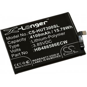Bater�a compatible con tel�fono m�vil, smartphone Huawei Mate 30, Honor V30, modelo HB486586ECW