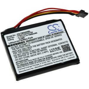 1000mAh Battery Replacement for TomTom 1CT4.019.03 4CQ01 4CS03 4CT4.001.01 4CT50 4EN42 4EN52 4EV42 4EV52 Go 2435 Go 2435TM Go 2535 Go 2535M Go 2535M Live Go 2535T Go 2535TM Go 2535TM WTE FKM1108005799 