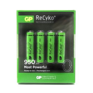 Pila recargable GP Micro AAA HR03 blster 4uds. 950mAh