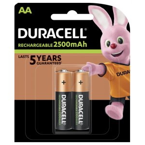 Duracell Duralock Recharge Ultra Mignon AA HR6 LR6 LR06 MN1500 4906 pilas recargables 2uds.