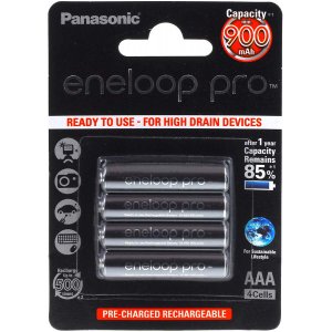 Panasonic eneloop Pro pila recargable AAA - blster 4uds. (BK-4HCCE/4BE)