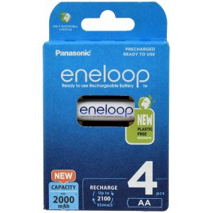 Panasonic eneloop Mignon AA HR6 HR-3UTGB 2000mAh NiMH pack 4uds.