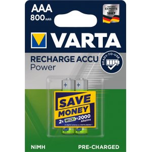 Varta Power Pila Recargable Ready2Use TOYS Micro AAA blster 2uds.