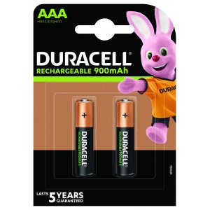 Duracell recargable AAA, Micro, pila recargable HR03 900mAh blster 2uds.