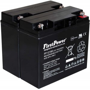 FirstPower Batera de GEL para SAI APC Smart-UPS 1500 12V 18Ah VdS