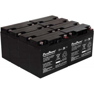 FirstPower Batera de GEL para SAI APC Smart-UPS 5000 Montaje en Rack/Torre 12V 18Ah VdS