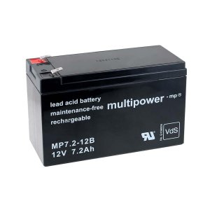 Batería plomo (multipower) MP7,2-12B VdS