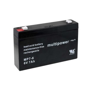 Batera plomo (multipower) MP7-6