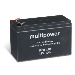 Batera plomo (multipower) MP8-12C cclica