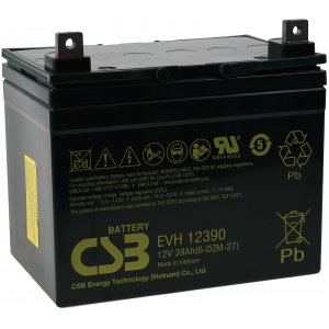 CSB Batera plomo EVH12390 12V 39Ah cclica