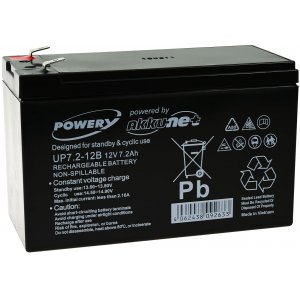 Powery Batera de GEL 12V 7,2Ah