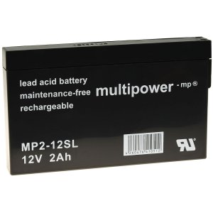 Batera plomo (multipower) MP2-12SL 12V