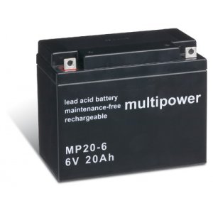 Batera plomo (multipower) MP20-6