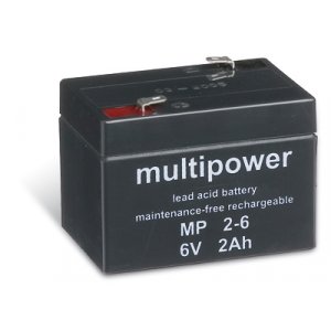 Bater�a plomo (multipower) MP2-6