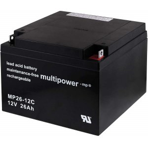 Batera plomo (multipower) MP26-12C cclica