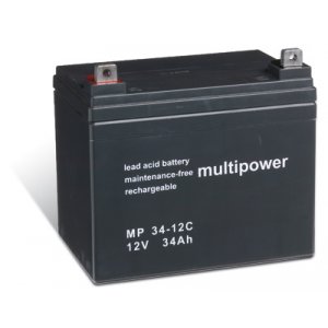 Batera plomo (multipower) MP34-12C cclica