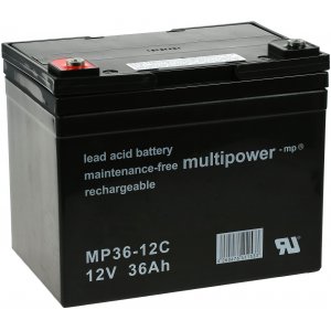 Batera plomo (multipower) MP36-12C cclica
