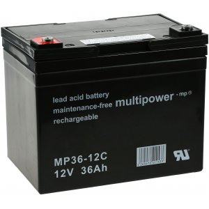Bater�a plomo (multipower) MP36-12C c�clica