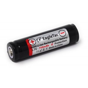 Eagletac 14500 Li-Ion Batera 3,7V 750mAh IC-Protected pack 1ud.