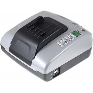 Powery Cargador con USB para Dewalt 24V Li-ion Bateras