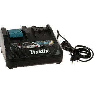 Makita Cargador doble DC18RE, 198720-9 para bateras CXT 10,8 / 12V y bateras LXT 14,4V / 18V Original