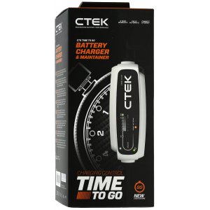 CTEK CT5 Time to Go, Cargador de batera con indicador de cuenta atrs 12V 5A enchufe europeo
