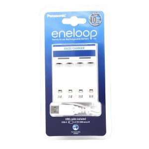 Cargador Panasonic eneloop BQ-CC61 incl. Cable Micro-USB