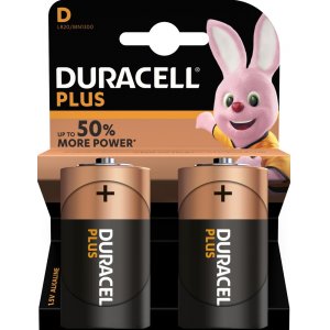 Pila Duracell Plus MN1300 LR20 Mono blster 2uds.